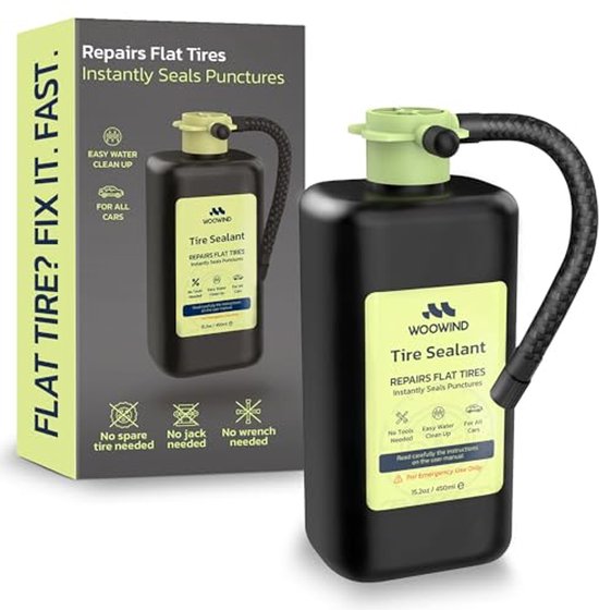 Tyre Sealant Reparatieset voor Platbanden - 450ml van Merkloos