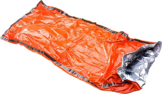 UL Noodslaapzak - Licht, Waterdicht & Warmtereflecterend, Compact voor 1 Persoon