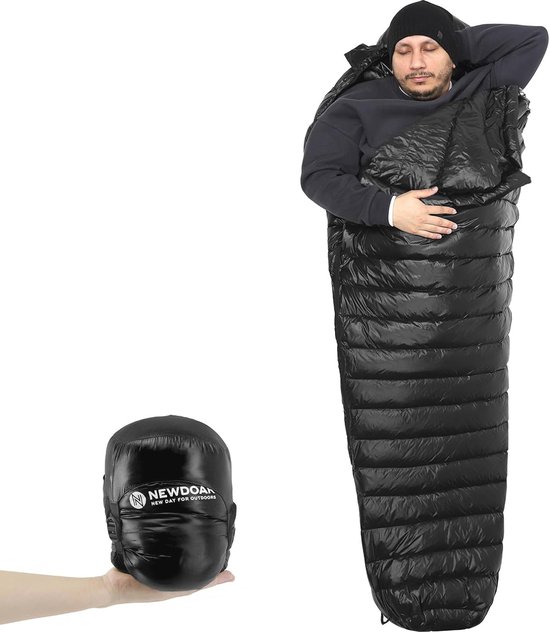 Ultra-Lichte Mummie Slaapzak voor Lente, Zomer en Herfst - Ideaal voor Camping en Wandelen