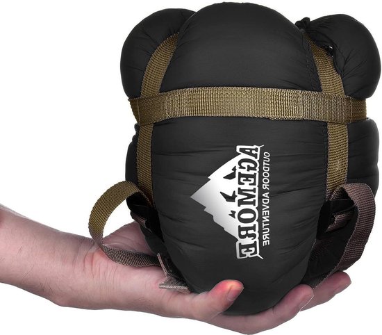 Ultra lichte rechthoekige slaapzak voor outdoor camping - geschikt voor kinderen, jongeren en volwassenen - lente, zomer en herfst - waterdicht en compact Slaapzak van Quechua