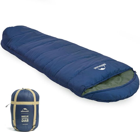 Ultra Lichtgewicht Mummy Slaapzak voor Volwassenen - Warm & Waterdicht - 3-4 Seizoenen - Binnen Kamperen Wandelen Bergbeklimmen - Naturehike