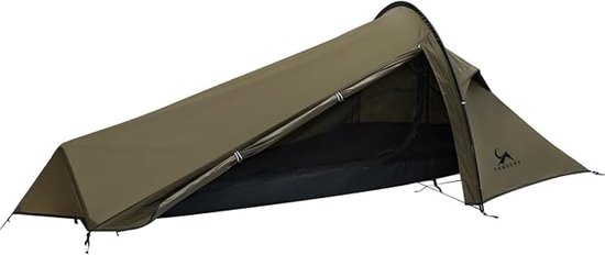 Ultralichte bivaktent voor 1 persoon, compact en waterdicht van Merkloos