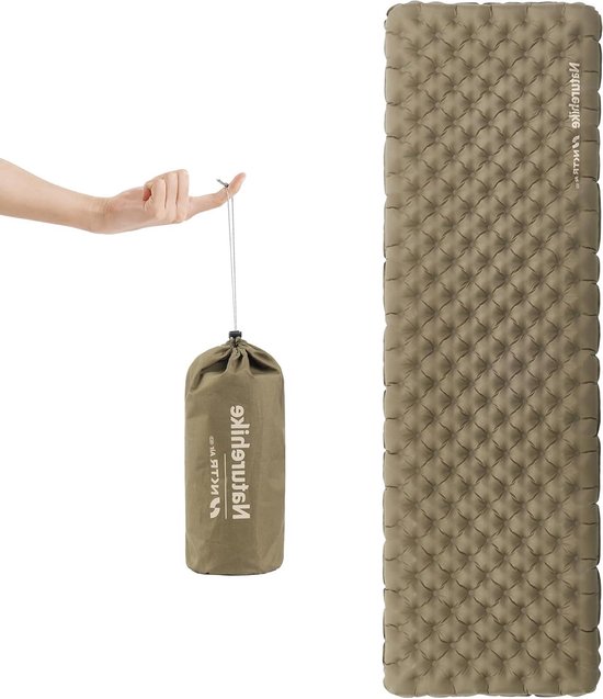 Ultralichte Camping Slaapmat - Opblaasbaar en Waterdicht - Voor Trekking en Backpacking van Merkloos