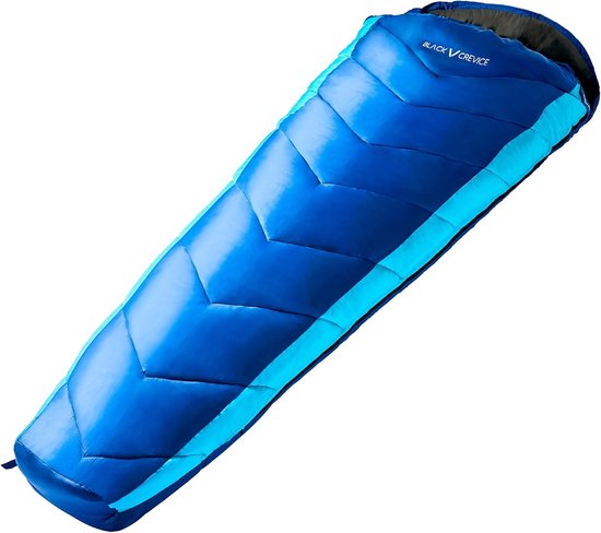 Ultralichte Comfort Slaapzak voor Volwassenen met Verhoogde Capuchon en Ademend Materiaal van Merkloos