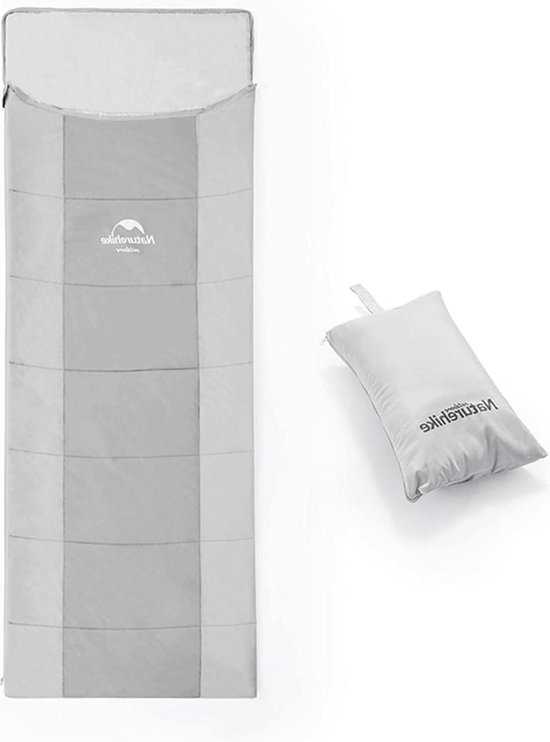 Ultralichte dekenslaapzak met kussen voor outdoor gebruik - geschikt voor lente, zomer en herfst camping reizen - opvouwbaar & compact - 820 g Slaapzak voor camping van Forceatt