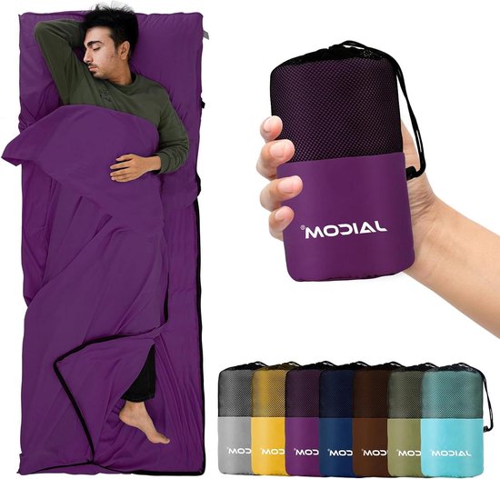 Ultralichte en compacte lakenzak 220 x 90 cm - Ideaal voor kamperen, wandelen, hostels en zakenreizen van Decathlon