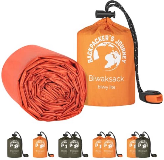 Ultralichte en waterdichte bivakzak voor noodgevallen - Ideaal voor kamperen, wandelen en avontuur