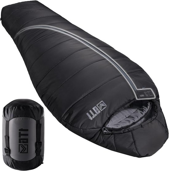 Ultralichte Mummy Slaapzak voor 4 Seizoenen, Compact en Comfortabel voor Kamperen, Trekking en Reizen