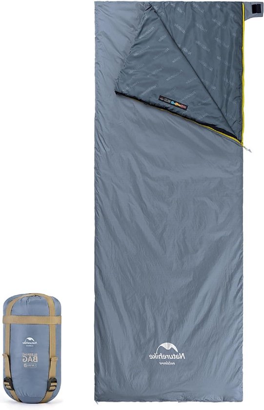 Ultralichte Omslagslaapzak Zomer Dekenslaapzak Draagbaar Waterdicht - Compact & Warm voor Kinderen en Volwassenen Slaapzak voor camping van Merkloos