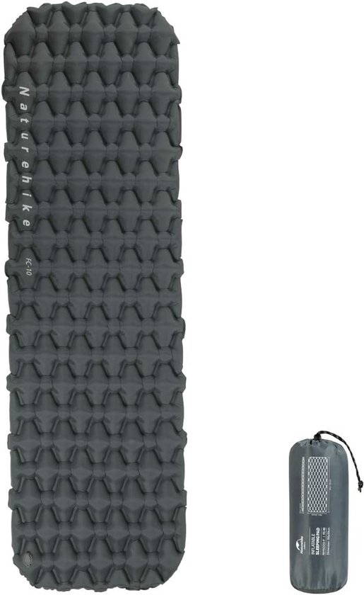 Ultralichte Opblaasbare Slaapmat 6,5 cm Dik - Compact en Vochtbestendig voor Kamperen en Backpacken