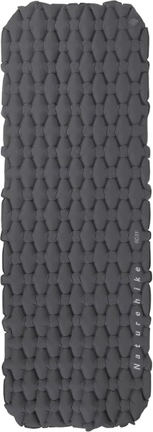 Ultralichte opblaasbare slaapmat, enkele slaapmatten, 6,5 cm dik, opblaasbare slaapmatten, buiten, compact en vochtbestendig voor wandelen, backpacken, kamperen van Merkloos