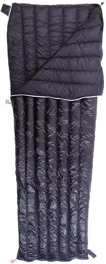 Ultralichte Slaapzak - Donzen Slaapzak - Kamperen en Wandelen - 95% Wit Ganzendons - 200x80cm - Wit