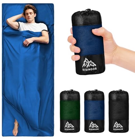 Ultralichte Slaapzak met Twee-Weg Rits en Kussenvak voor Kamperen en Wandelen van Merkloos