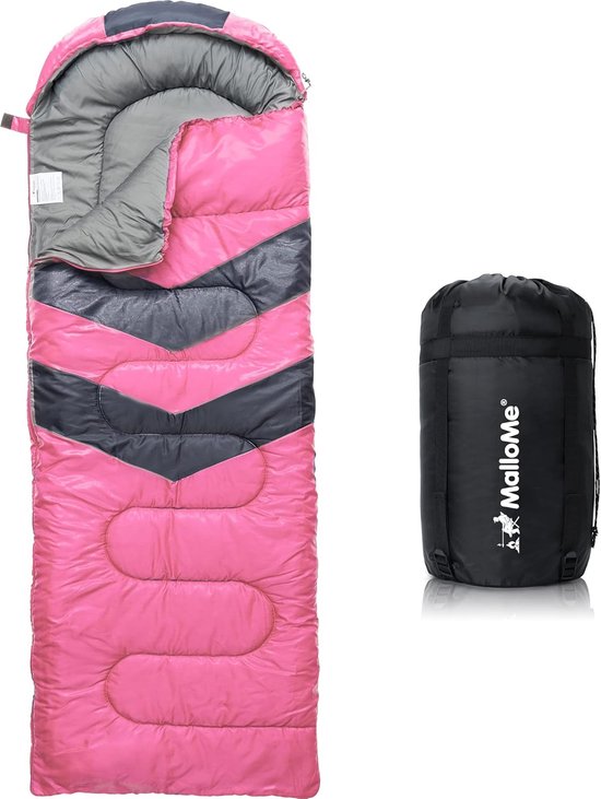 Ultralichte slaapzak voor volwassenen en kinderen - 3-4 seizoenen, waterdicht en lichtgewicht, perfect voor kamperen en backpacken van Merkloos