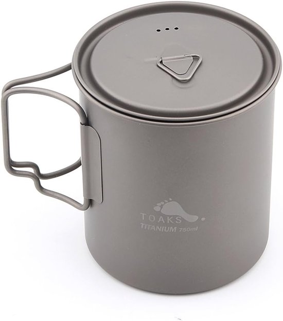 Ultralichte Titanium Cup - Draagbare Water Mok 750ml