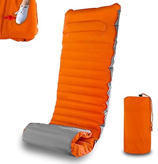 Ultralichte Zelfopblazende Slaapmat voor Kamperen - Dubbele Waterdichte Matras 10 CM van Quechua