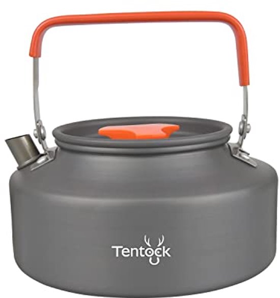 Ultralight Camping Waterkoker 1L - Draagbare Theepot van Geanodiseerd Aluminium voor Buiten Koken