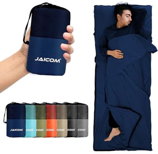 Ultralight Reisslaapzak - 2-in-1 Comfortabel en Ademend - Ideaal voor Backpacking en Hotels