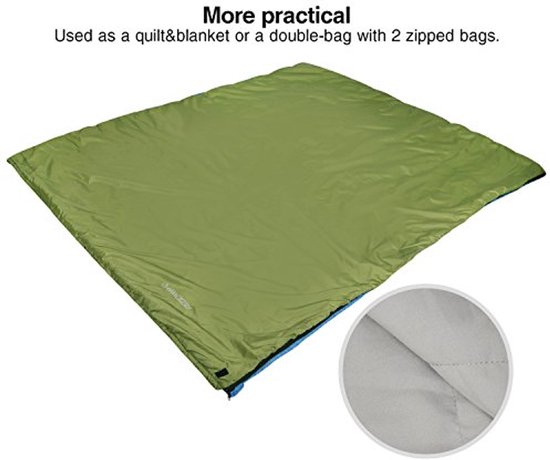 Ultralight Slaapzak voor Backpacking - Comfort voor Volwassenen in Warm Weer van Merkloos
