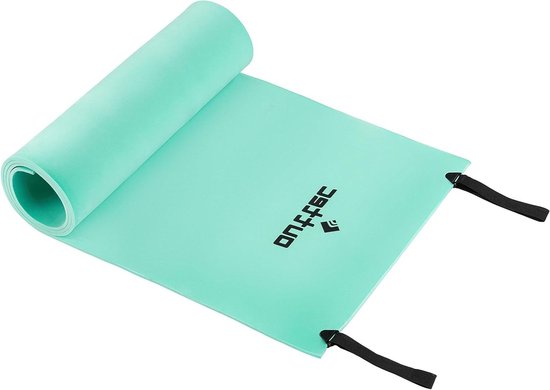Ultralight Sleeping Mat Folding Tourist Mat with 2 Compression Straps, EVA Foam Isomat, Aluminium Mat, Tent Mat, Sleeping Mat, Camping, Survival, Outdoor, Small Pack Size Camping Mat