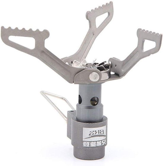 Ultralight Titanium Alloy Camping Stove Mini Portable Backpack Gas Stove Only 26g - 3000T van Merkloos