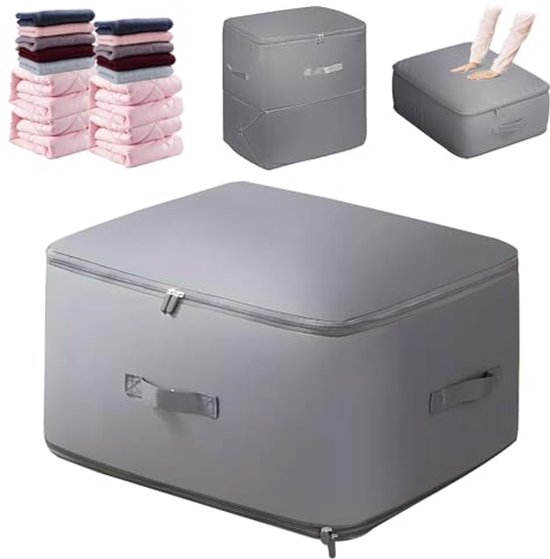 Ultraruimtebesparende zelfcomprimerende organizer XL voor kleding en dekbedden van Merkloos
