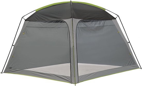 Uniseks – paviljoen voor volwassenen, 3 x 3 m, lichtgrijs-donkergrijs-limoen, eenheidsmaat van Leitmotiv