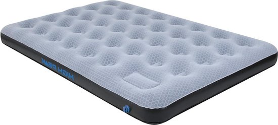 Unisex Air Mattress with Integrated Foot Pump- High Peak - Non-Slip Function - Breathable - Indoor and Outdoor Use van High Peak