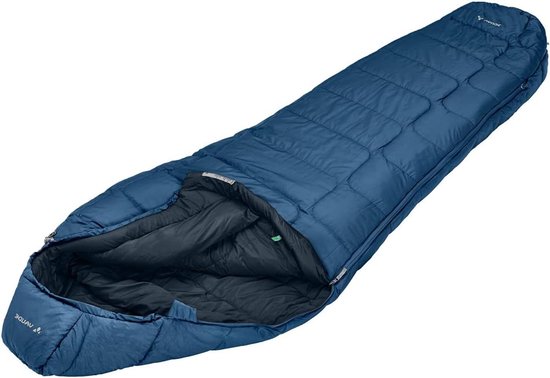 Unisex Slaapzak - Mummy Slaapzak - Kamperen Trektochten - Optimale Warmtehuishouding - 235 cm Lengte - Blauwgroen
