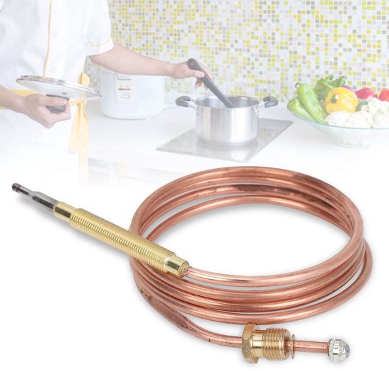 Universal Thermal Element, Thermal Element, Fireplace, Replacement Set 900 mm, Replacement Thermoelement for Gas - ShopVlot