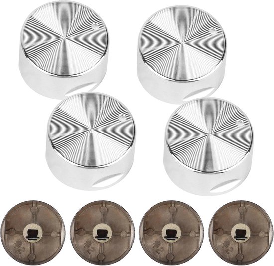 Universele Draaiknopset voor Gasfornuis - 8 Stuks, 6 mm, Accessoires voor Oven en Kookplaat