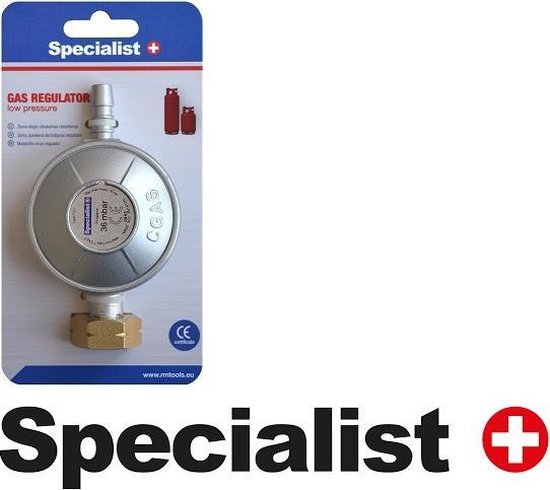Universele gasdrukregelaar 36 mbar van HABA