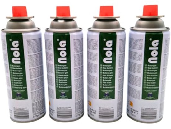 Universele Gaspatronen 16 x 227 g voor Camping, Grill en Buitenactiviteiten van Supercell.