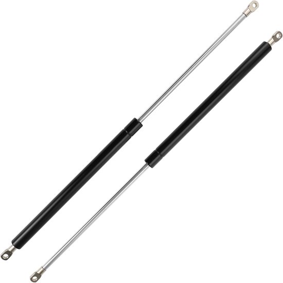 Universele Gasveren - Lift Ondersteunt Stutten - Kofferbak & Luiken - 90 kg Kracht - 635 mm Lengte - Zwart