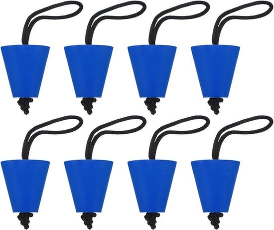 Universele Kajak Scupper Plug Kit Siliconen Scupper Plugs Fit voor Scupper Gaten Afvoergaten Stopper Bung met Koord voor Kajaks Kano's van Merkloos