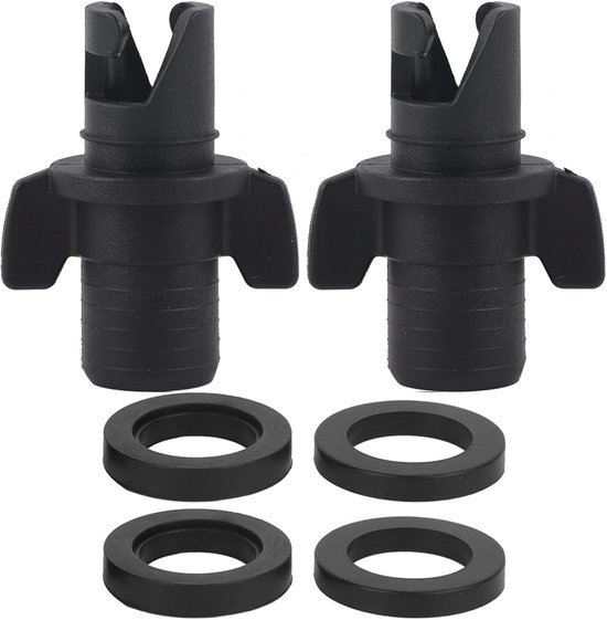 Universele Luchtklep Adapter voor Opblaasbare Boten, Kajaks en Surfplanken - Lekvrije Pompconnector van Merkloos