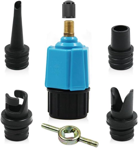 Universele SUP Pomp Adapter Set met 4 Opzetstukken voor Kajak en Rubberboot van Ordinato