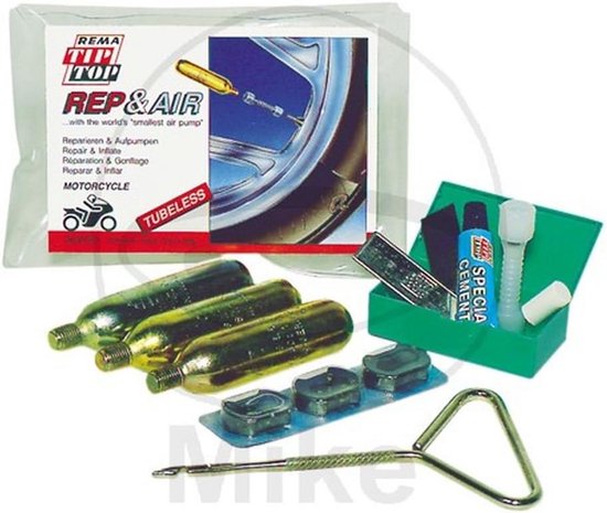 Universele Tubeless Bandenreparatieset voor Motorfietsen en Auto's | Snel Lekke Band Dichten van Merkloos