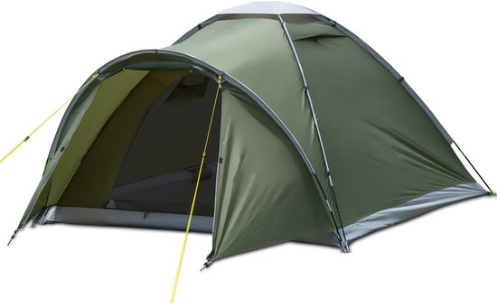 Unyqoos® Ruime en Waterdichte Campingtent voor 2-4 Personen met Voortent en Ventilatieopties van Unyqoos