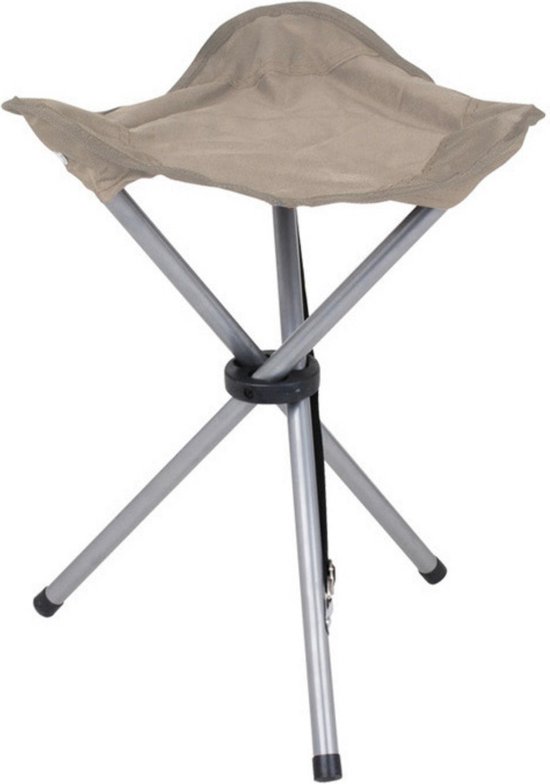 Urban Living bijzet krukje/stoeltje - Opvouwbaar - Camping/outdoor - D32 x H43 cm van Urban Living