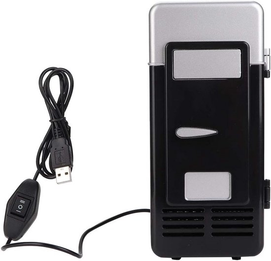 USB Mini Koelkast en Verwarmer - Compacte Tafelkoeler voor Drankjes (5V) van Merkloos