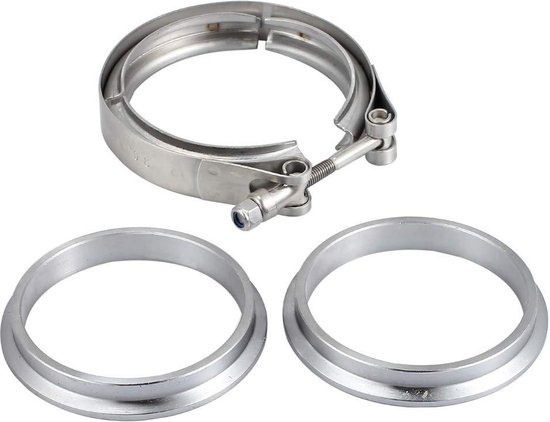 V-Band Kit met 2 Flenzen - RVS Klem - Uitlaat Turbos Wastegates van Dunnepec