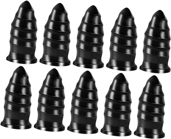 Vacuüm Bandenreparatieset - Lekreparatie Gereedschap - Noodreparaties Onderweg - Speciaal Voor Vacuümbanden - 10 stuks - Zwart