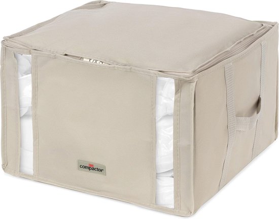 Vacuüm Opbergtas Beige 42 x 40 x H.25 cm - Ruimtebesparende Oplossing voor Kasten van Merkloos