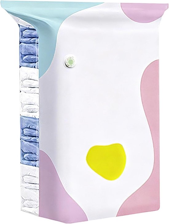 Vacuüm Opbergzak - Kleding Organizer - Ruimte Besparen - Pompvrije Compressie - L 70x50x30cm - Kleurrijk