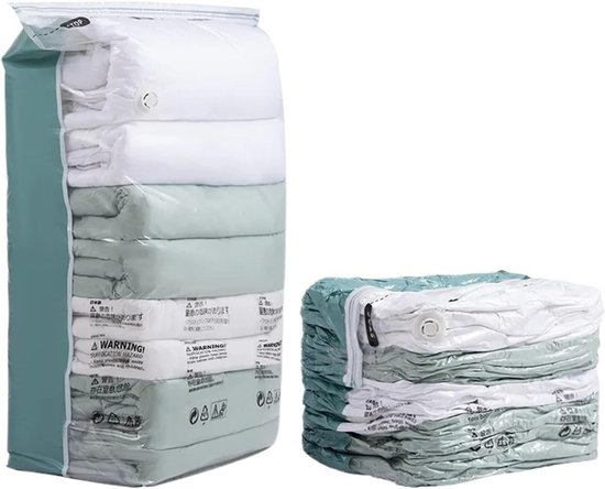 Vacuüm Opbergzakken - Compressie Tas - Kleding Opslag - Driedimensionaal Ontwerp - 80x100x38cm