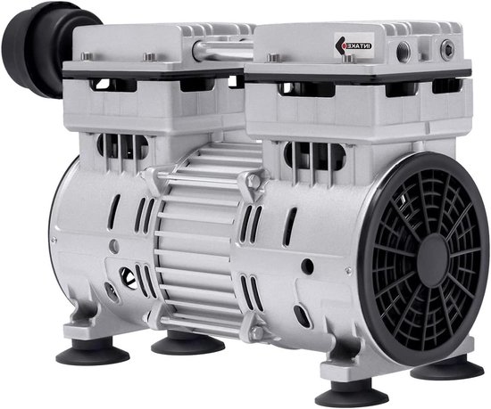 Vacuümpomp – Olievrije Pomp – Industriële Vacuüm Pomp – Laboratorium Pomp – Automatisering Pomp – Krachtige Koperen Motor – Stil & Duurzaam Aluminium van Merkloos