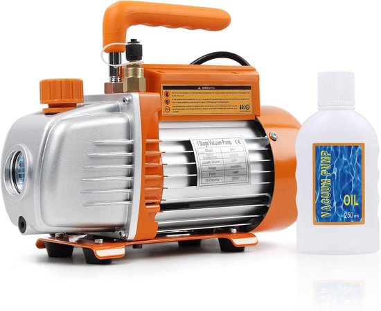 Vacuümpomp – Vacuum Pomp – Vacumeermachine – Koelpomp – Airco Pomp – 85 L/min Zuigvermogen – 186 Watt Krachtige Motor van Merkloos