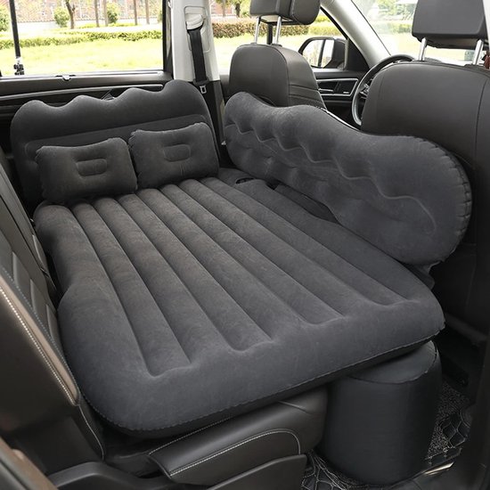 Valora Luchtbed Auto - Opblaasbaar Matras Auto - Auto Matras - 1 Persoon - Zwart van Valora