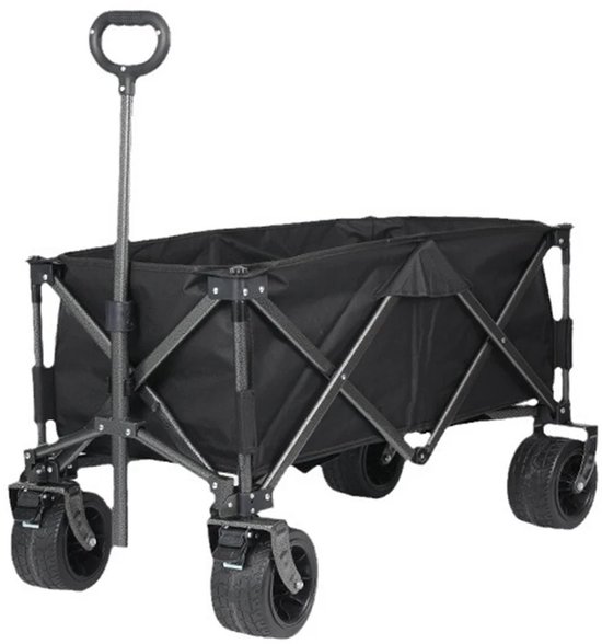 Van Elmont Bolderkar - Bolderkarren - Bolderwagen - Kinderenvervoer - Kinderwagen - Opvouwbaar - 300KG Draagvermogen - 160L van Merkloos